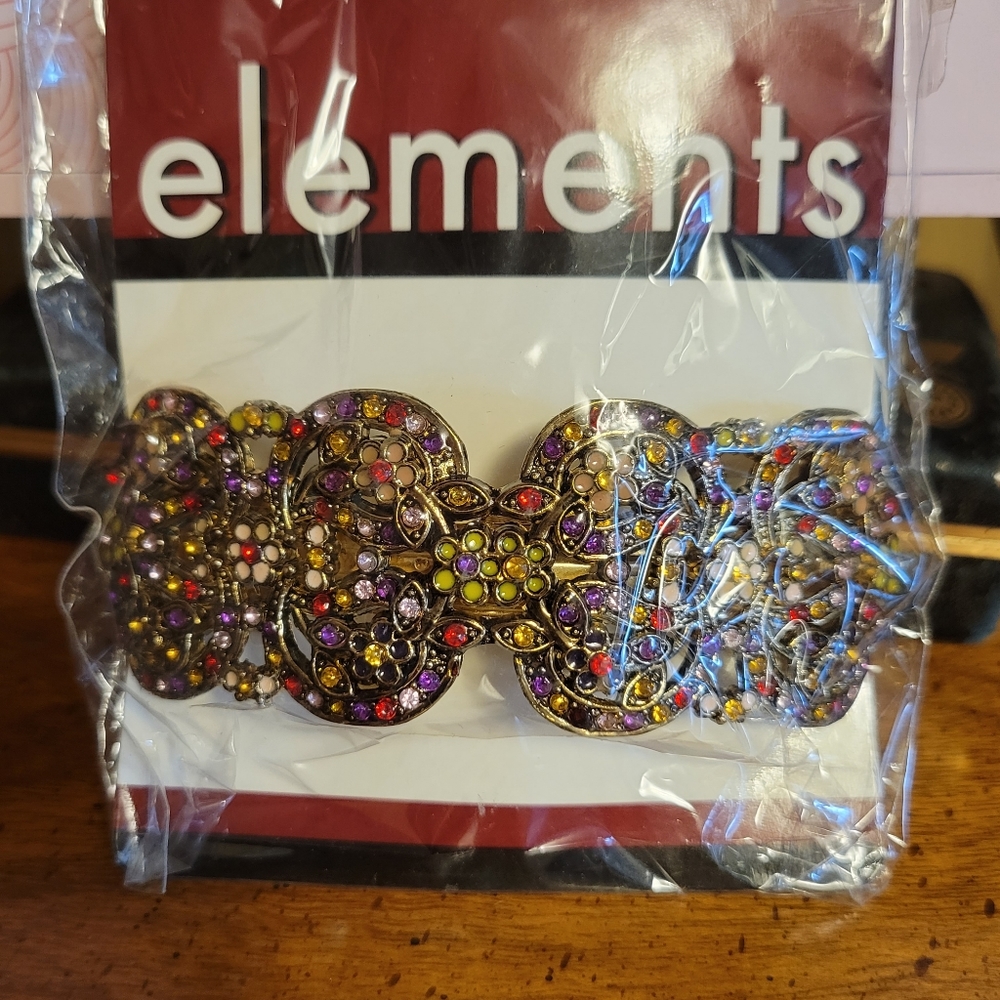 Multicolor Tiffany style hair clip